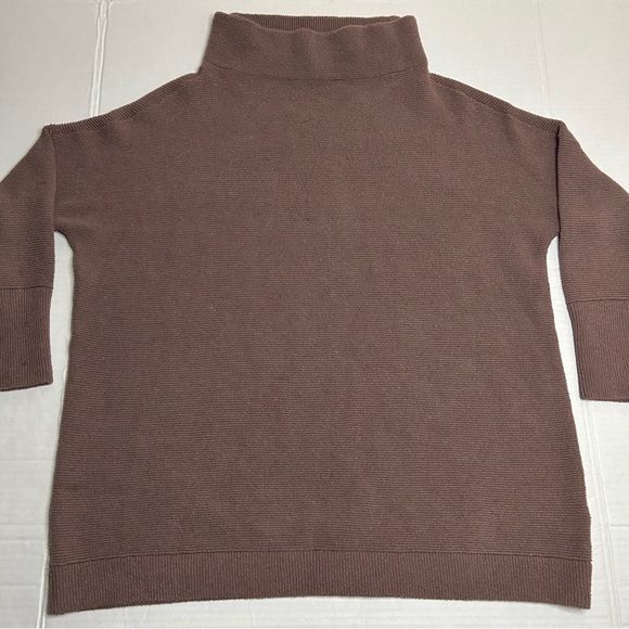 Free People Ottoman Slouchy Tunic Top Sweater Women’s Small Nutmeg Brown - Picture 4 of 12